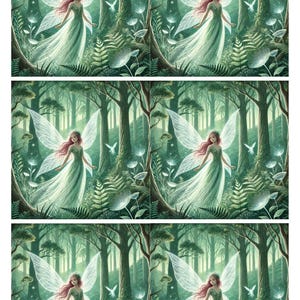 Fairy Rice Paper for Decoupage: A4 Collage Sheet