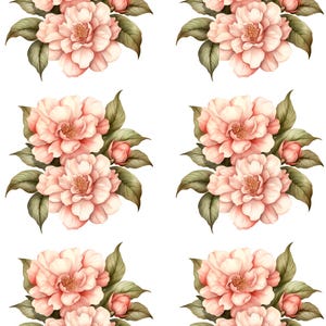 Papel de arroz A4 con rosas rosas para decoupage, papel vintage con flores rosas para decoupage, papel para manualidades con rosas rosas estilo Shabby Chic, suministros para decoupage, rosas
