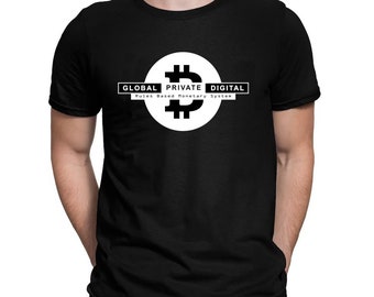 Bitcoin Global Private Digital T-Shirt - Krypto, Ethereum, Hodl, Pieniądze, Web3