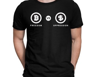 Koszulka Bitcoin Freedom - Crypto, Ethereum, Hodl, Pieniądze, Web3