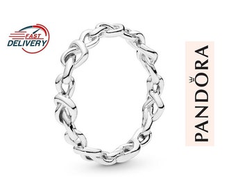 Pandora Knotted Hearts Ring, Sterling Silver Women Ring, The Timeless Everyday Ring, Unique Jewellery For Ladies, Special Gift For Her, UK