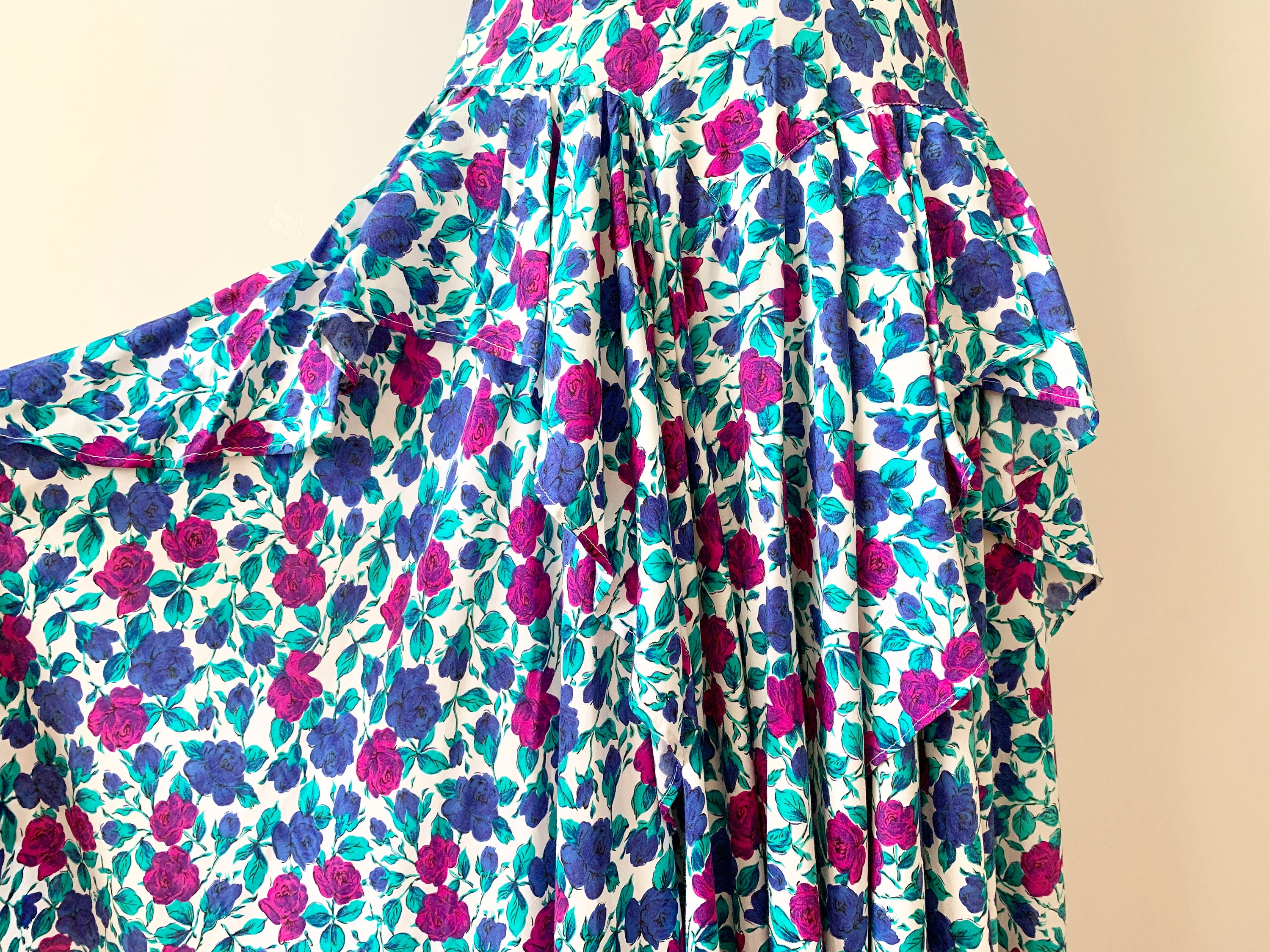 Vintage 80s Crazy Cocktail Peplum Maick Harold Paris Kitschy