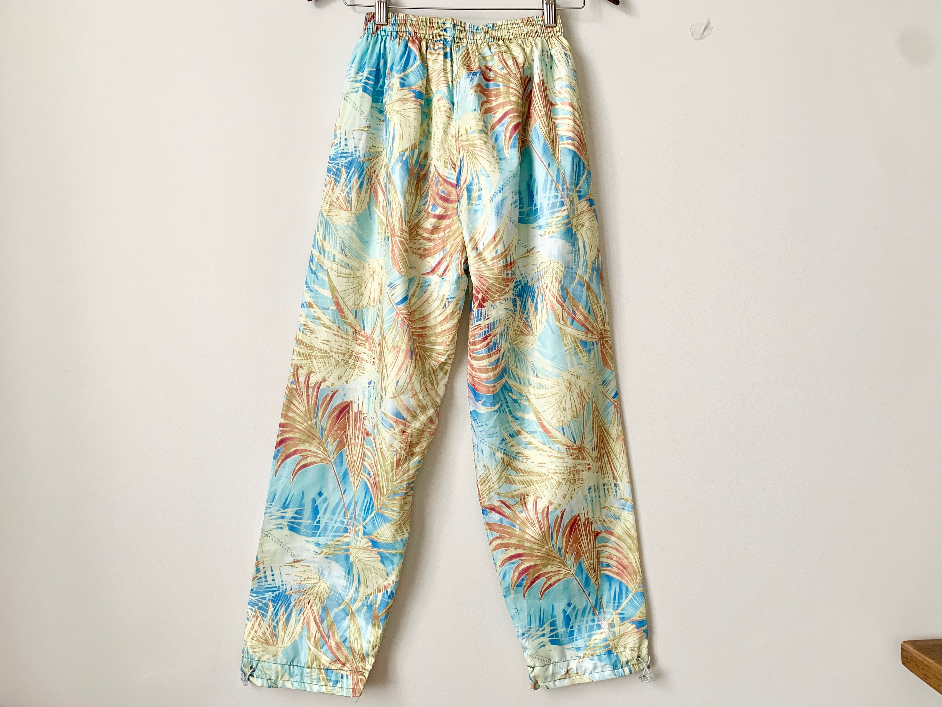 Palm Tree Printed Pants - Etsy