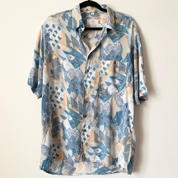 Vintage 1990s Abstract Print Shirt - M main image 1
