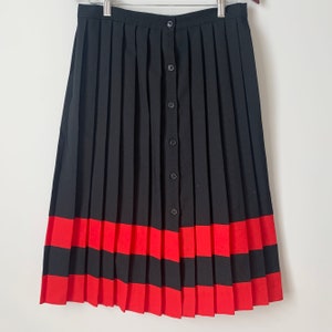 Handmade Box Pleat Mini Skirt - Any Color or Size - Large