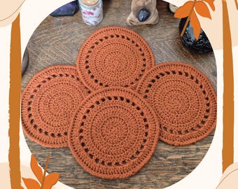 Autumn Inspired Crochet Coasters