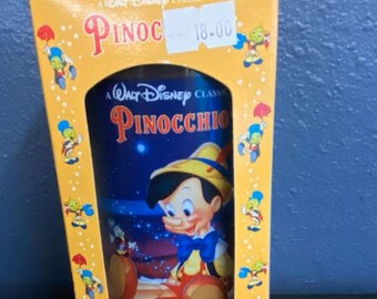1994 Disney Burger King Pinocchio Glass Jiminy Cricket With Box Series #6