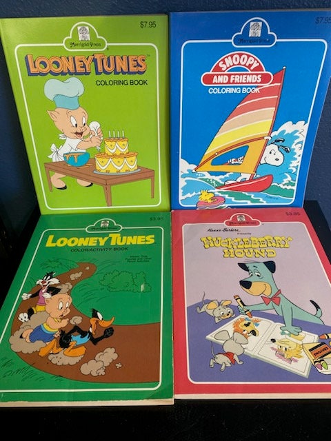 Vintage Looney Tunes Color by Numbers Washable Markers 