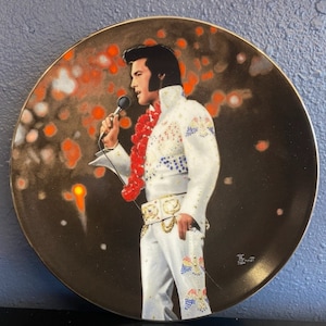 Vintage 90's Elvis Presley "Aloha from Hawaii" 3rd Issue #73X5B DELPHI Plate