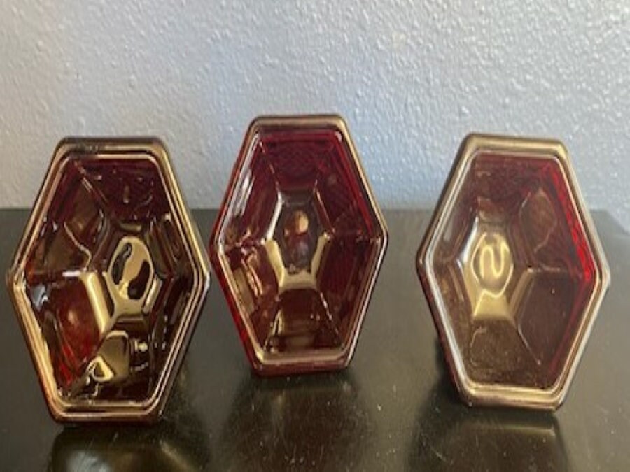 3 Piece Vintage Avon 1876 Cape Cod Taper Candlestick Holders-vampire ...