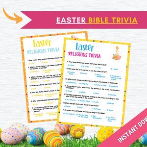 Church Easter Riddle Easter Bible Riddles Game | Easter Bible Quiz | Christian Easter Games ...