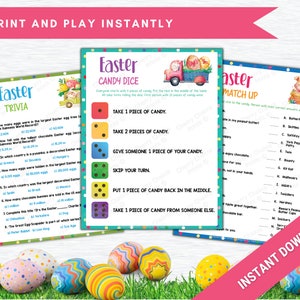 15 Easter Game Bundle | Printable Easter Games for Kids and Adults ...