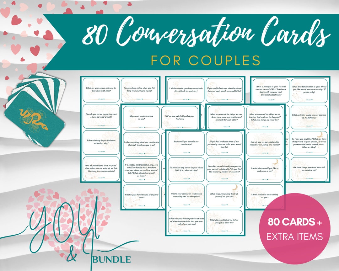 Couples Games - Printable Couples Question Cards Game | Conversation ...