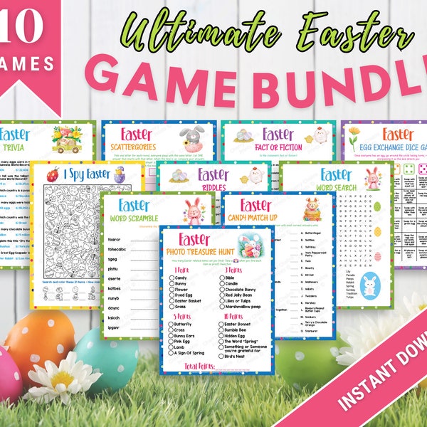 Easter Games for Adults Etsy
