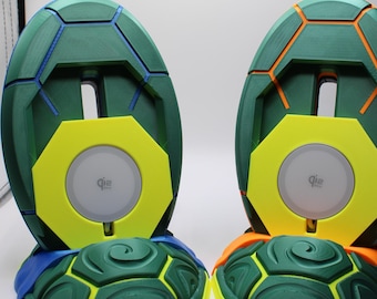 Turtle Shell Wireless Charger Stand — Qi2 25W Dock, Ninja Turtle-Inspired Gift