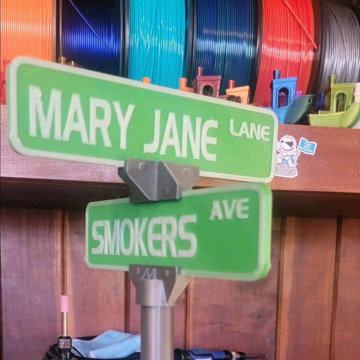 Customizable Mini Street Signs - Personalized Vintage Green Wall Decor ...
