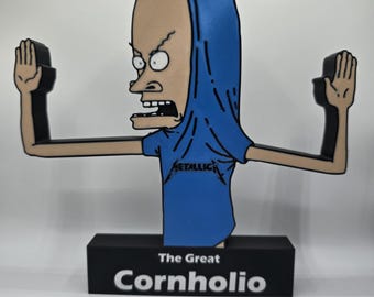 Beavis Cornholio TP Holder for Bathroom Decor, 90s Pop Culture Beavis and Butt-Head