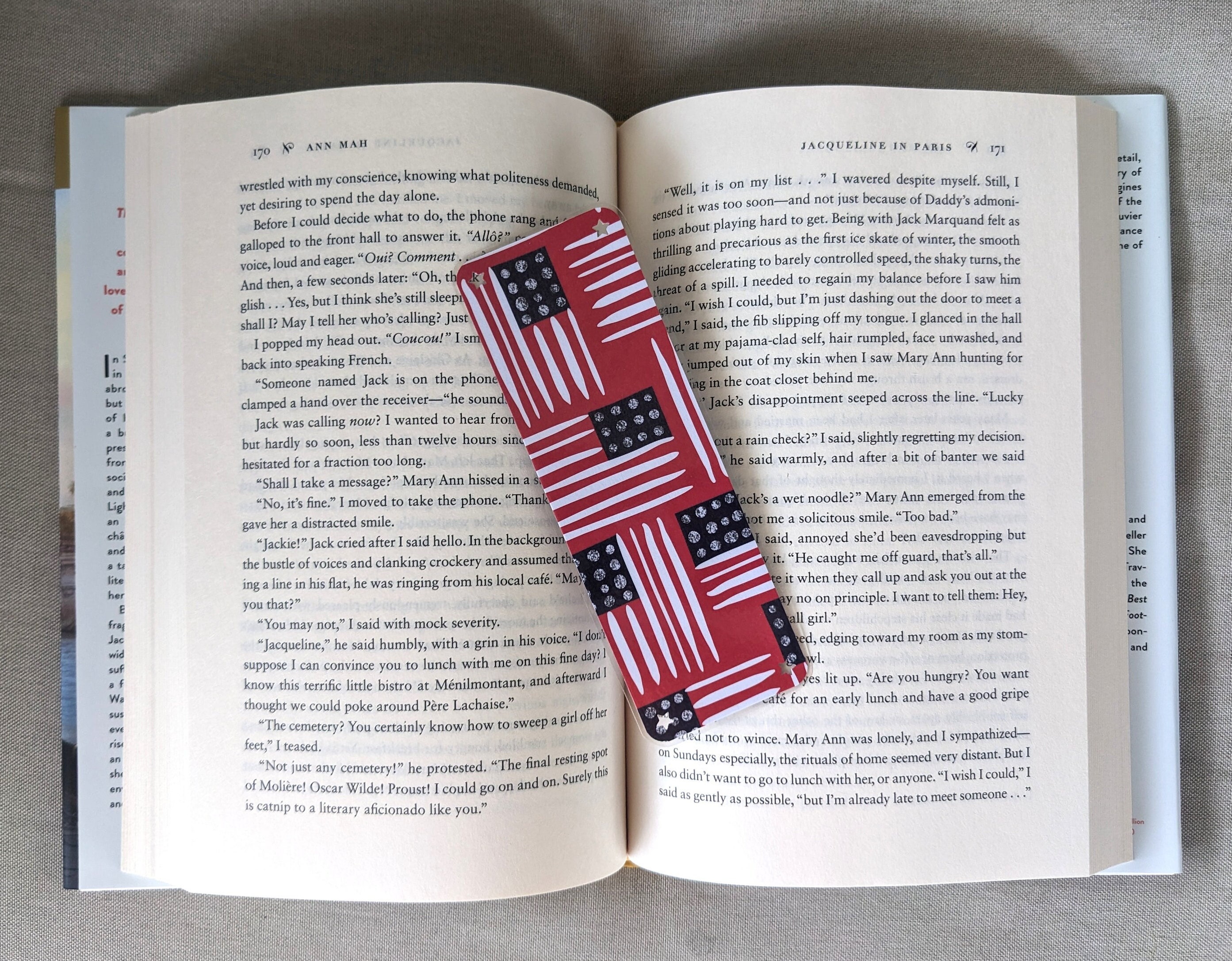 Patriotic Bookmarks With Star Punch Corners Double Sided Hand Made ...