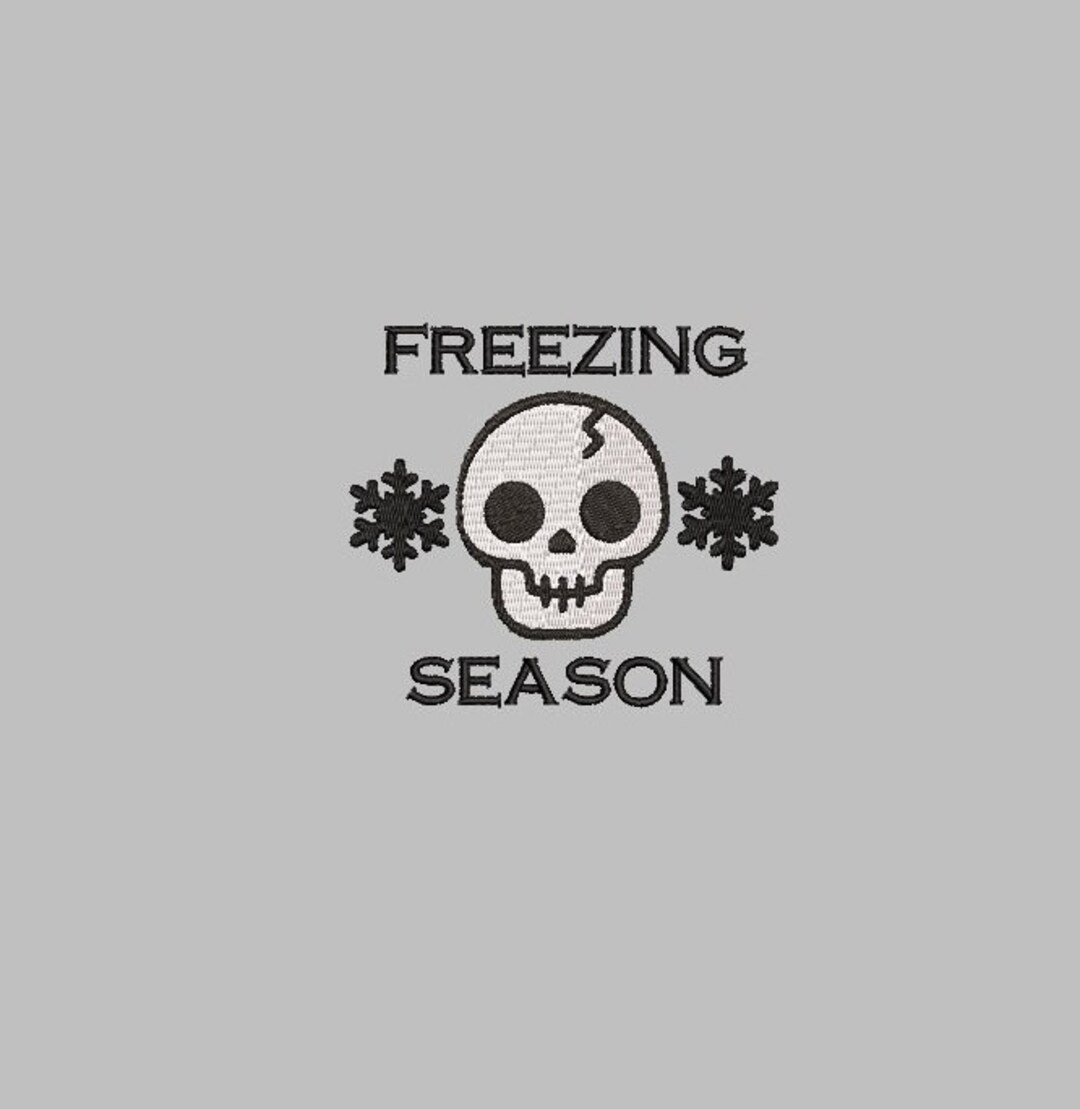 Freezing Season PES DST Embroidery Machine File 4x4 Vintage Etsy