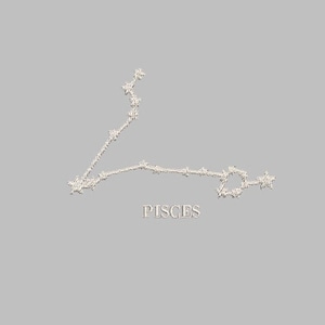 PISCES Constellation Embroidery design file PES 4x4 machine zodiac sign astrology stars moon sun rising witch witchy horoscope trendy