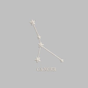 CANCER Constellation Embroidery design file PES 4x4 machine zodiac sign astrology stars moon sun rising witch witchy horoscope trendy
