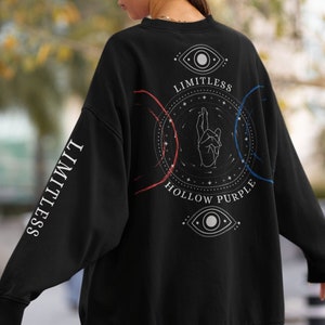 Japón Anime Jujutsu Kaisen Gojo Satoru Sudaderas Sudadera Sudadera Casual  Anime Pullover Print Suelto Manga Larga Sudadera con capucha para hombres  Streetwear Rojo1