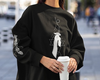 Anime Sweatshirt, Toji Inspired, Fushiguro Aesthetic, Minimalist Gothic Heavenly Restriction Crewneck Pullover, Subtle Japanese Sweatshirt