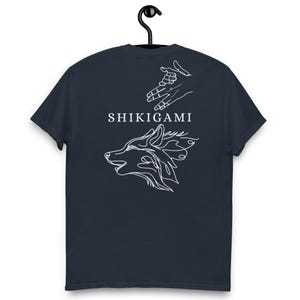 Anime Shirt, Unisex Megumi Inspired, Minimalist Gothic T Shirt, Fushiguro Tee-shirt, Japanese Shikigami T-Shirt streetwear, Divine Dogs
