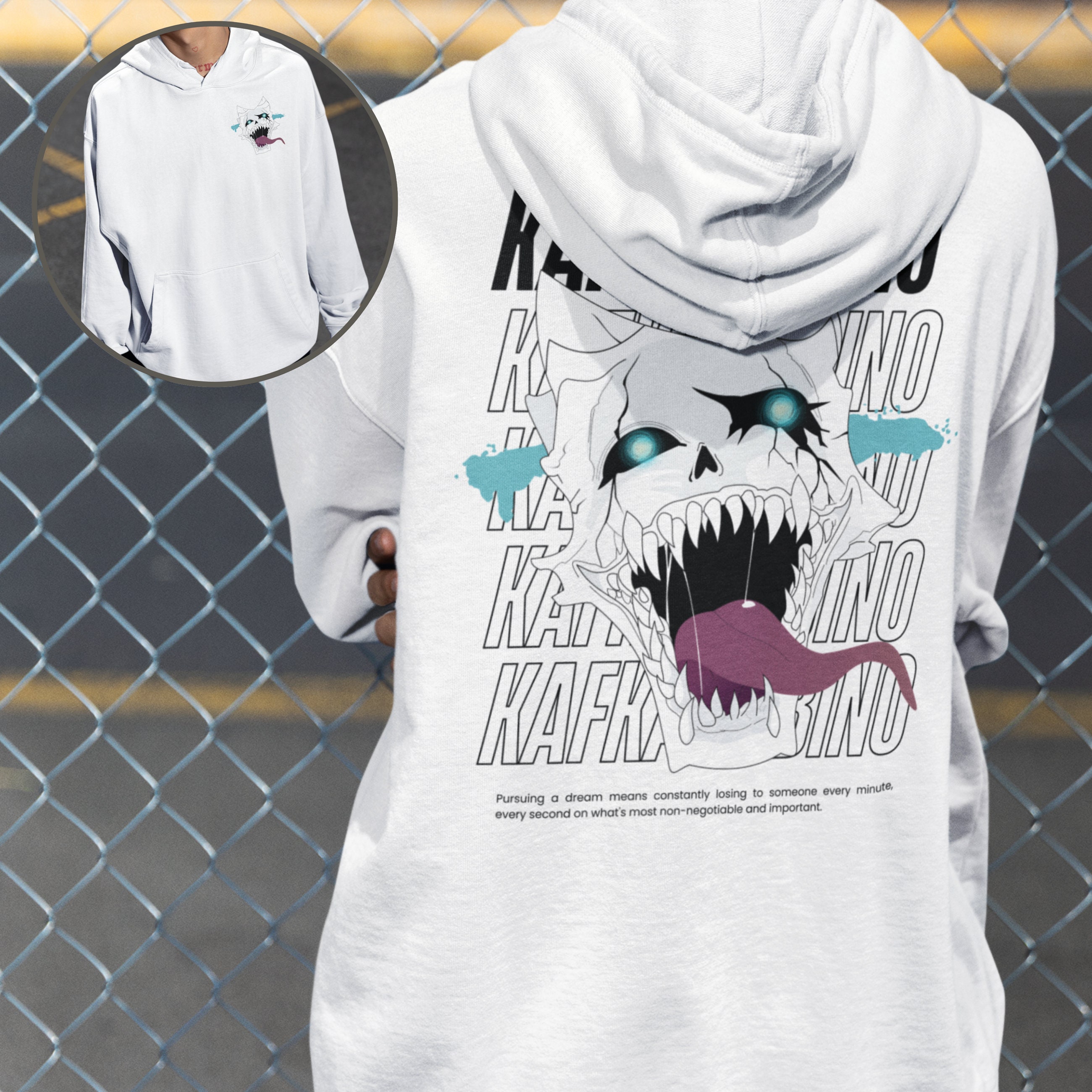 Unisex Anime Kaiju Streetwear Hoodie | Hibino Kafka - Etsy