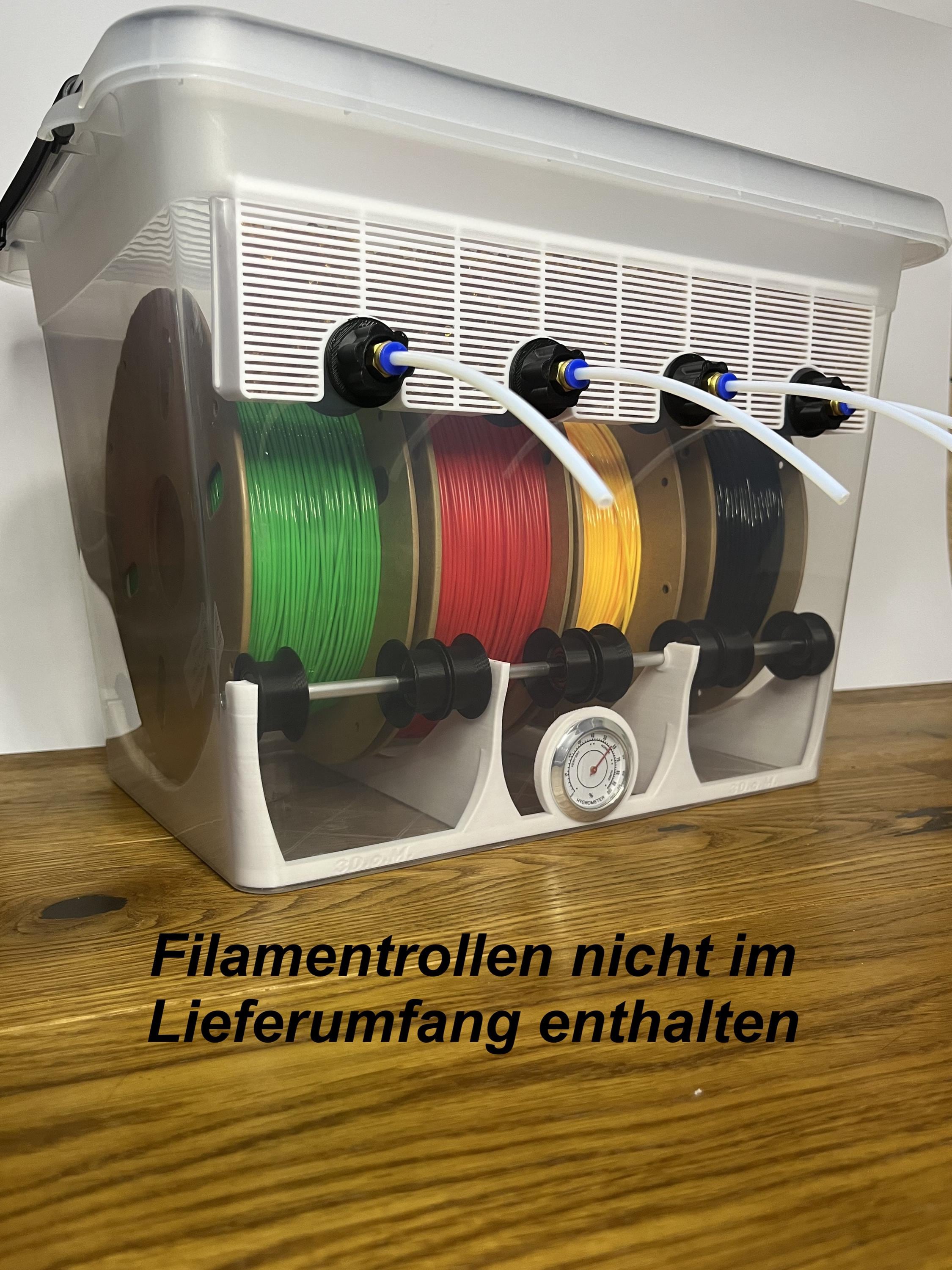 Passive Filament-trockenbox Fr 3d-druck | Filament Aufbewahrungsbox Mit  Silicagel | Platz Fr Bis Zu 4 Filamentrollen - Etsy