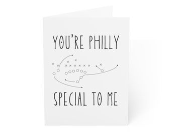 Philly Special Card | Valentine, Birthday, Wedding, Engagement, New Relationship, Just Because, Long Distance, Anniversary