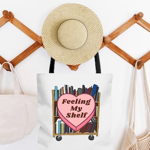 Literary Tote Bag | Gift for Bookworm, Gift for English Teacher, English Teacher Bag, Laptop Tote Bag Women