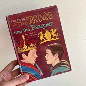 Vintage 1962 Disney’s The Prince and the Pauper Book