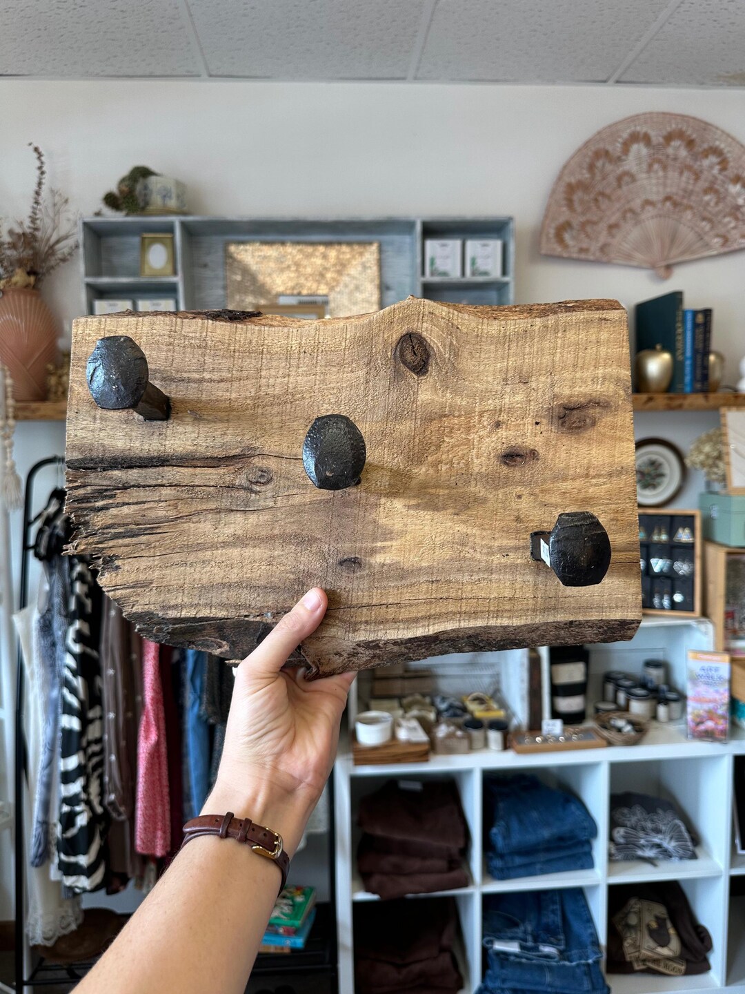 Pappa Rack Papa’s Rustic Three-hook Wall Rack - Etsy
