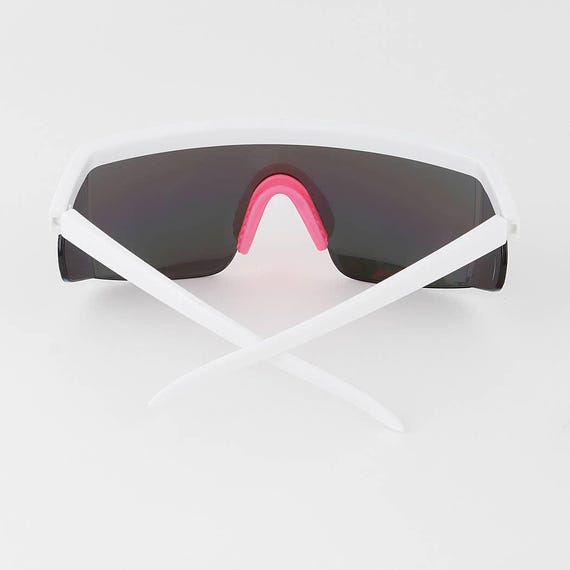 Retro Visor Shield Sunglasses - image 2