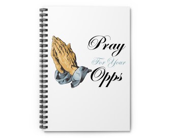 Betet für Dein Opps Notizbuch | Spiral Liniertes Gebetstagebuch
