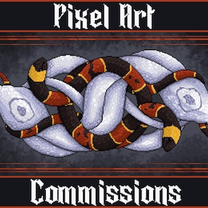 Custom Pixel Art Commissions | Game Title Screen, Stream Start Screen, Animated Background, Wallpapers