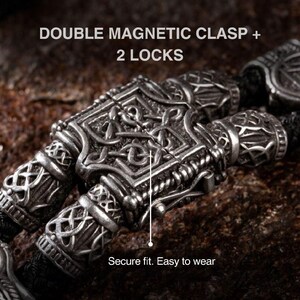 Apple Watch Bracelet with Viking Style - Unique Viking Jewelry Band image 6