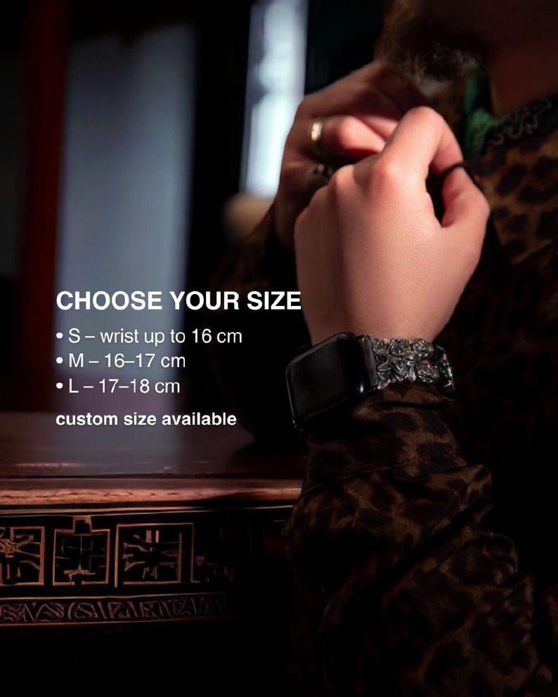 Apple Watch Bracelet with Viking Style - Unique Viking Jewelry Band image 3