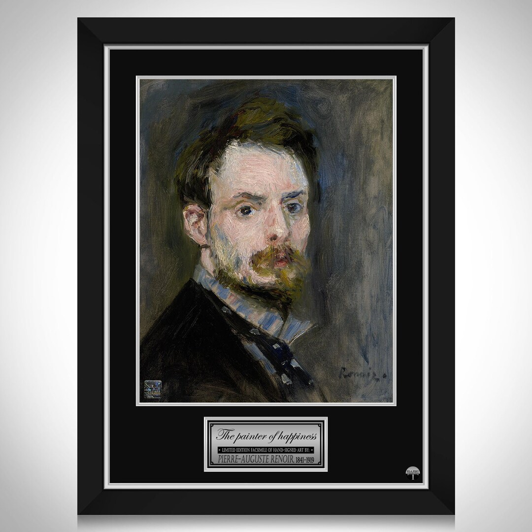Pierre-auguste Renoir Self Portrait Limited Signature Edition - Etsy