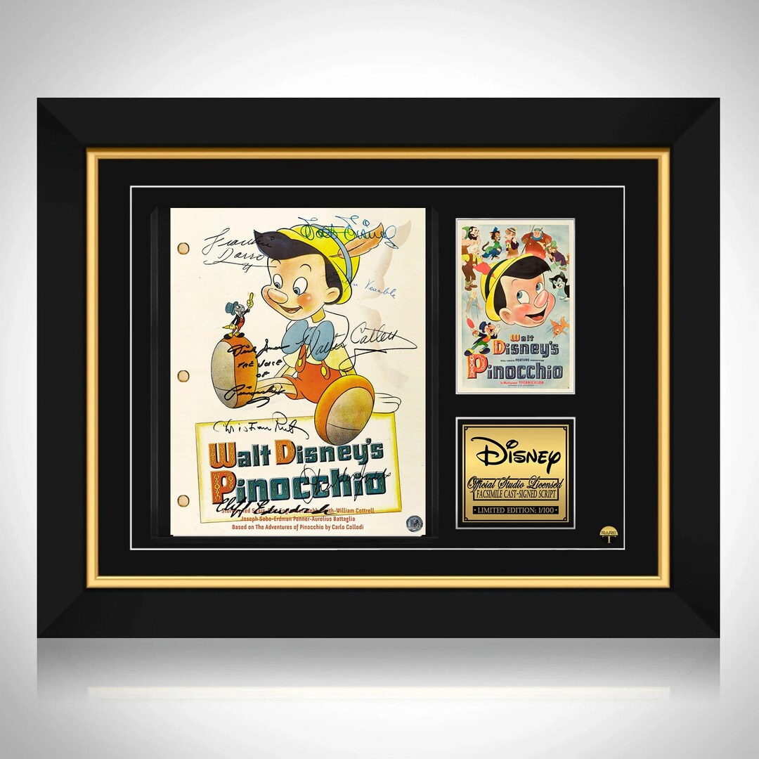 pinocchio-1940-script-limited-signature-edition-studio-etsy