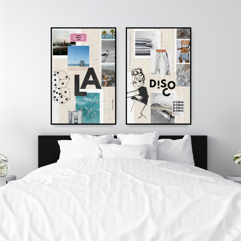 disco Retro Digital Download Poster | Printable Artwork | Bar Cart Cocktail Decor | Trendy Cool Y2k | Minimalist Aesthetic image 9