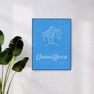 Cousins Beach Digital Download Poster | Digital Print | Wall Art | Trendy Poster