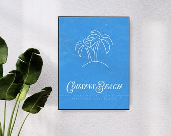 Cousins Beach Digital Download Poster | Digital Print | Wall Art | Trendy Poster