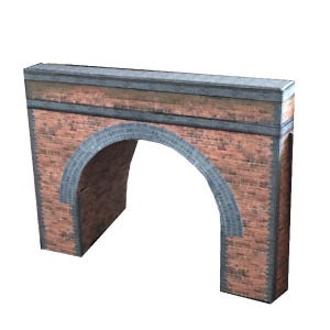 N Gauge Tunnel Entrance Bridge 001
