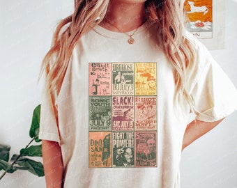 Rock Posters Comfort Colors® Graphic Tee, Rock Bands Shirt, Vintage Rock Poster Shirt, Unisex tee, Retro Feel, Classic Rock T-shirt