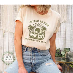 Outer Banks Shirt, Outer Banks Graphic Tee, Outer Banks Paradise On Earth T-shirt, North Carolina T Shirt, JJ OBX Shirt, Outer Banks Gift