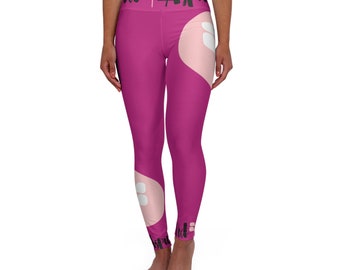 High Waisted Yoga Leggings (AOP)