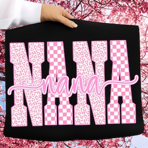 Leopard Mama Png Bundle, Checkered Mama Png Bundle, Preppy Mama Png, Retro Mama Png, Pink Mama Png, Mimi Nana Gigi Png, Mother's Day Png image 15