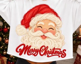 Merry Christmas PNG, Santa Claus png, Christmas png, Retro Christmas Shirt Design, Vintage Santa png, Christmas Gifts, Preppy Christmas Png